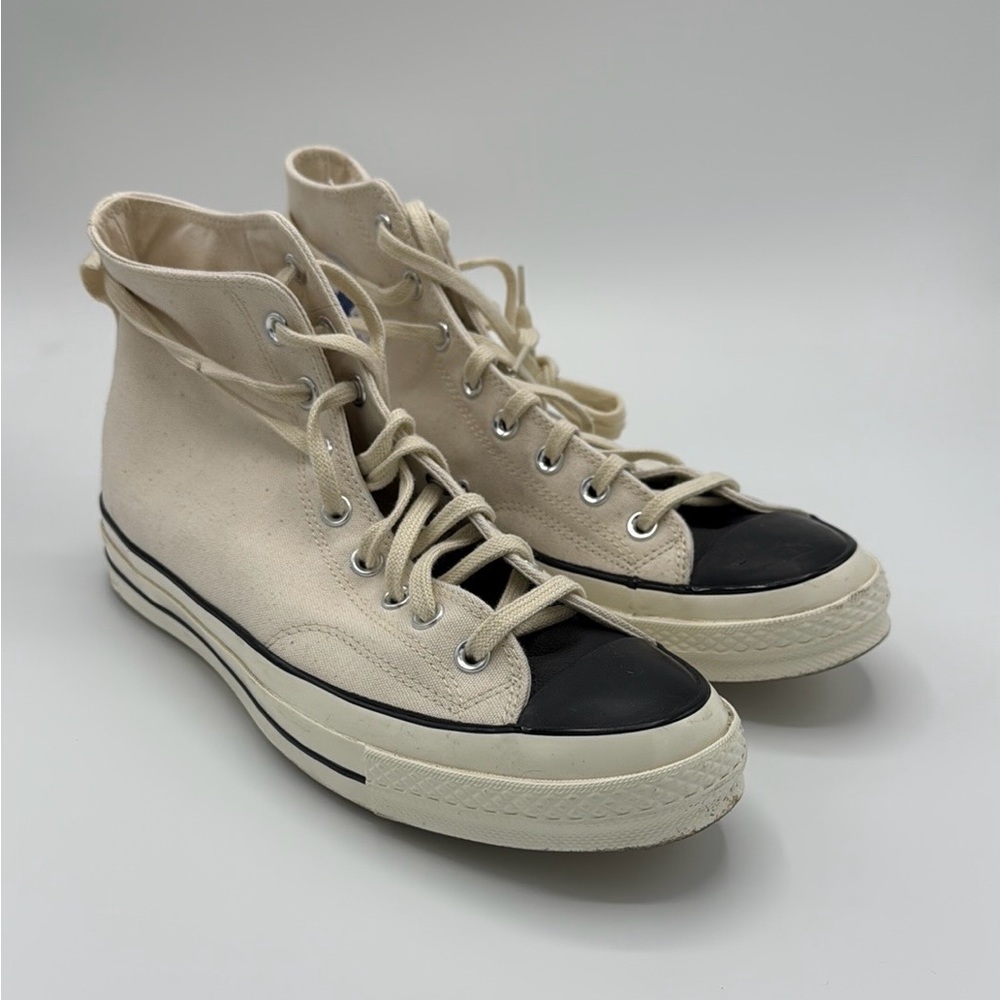 Fear of God Essentials x Converse High-Top Canvas Sneakers with Black Tongue